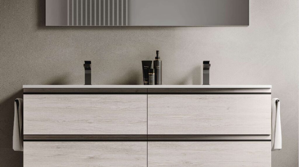 Design Badmöbel von IdeaGroup System B=140 cm