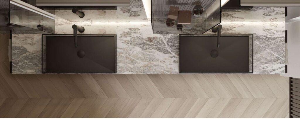 Design Badmöbel ViaCondotti von IdeaGroup B= 248 cm