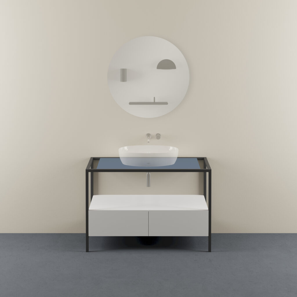 Azzurra Hang and Stand Bademöbel B 120 cm