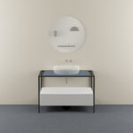 Azzurra Hang and Stand Bademöbel B 120 cm