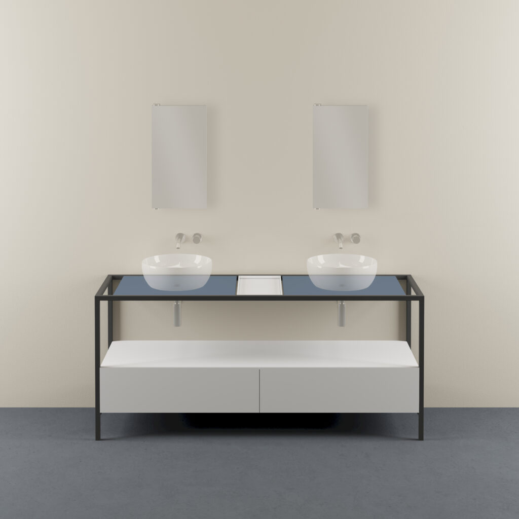 Hang and Stand Badmöbel stehend B 180 Azzurra