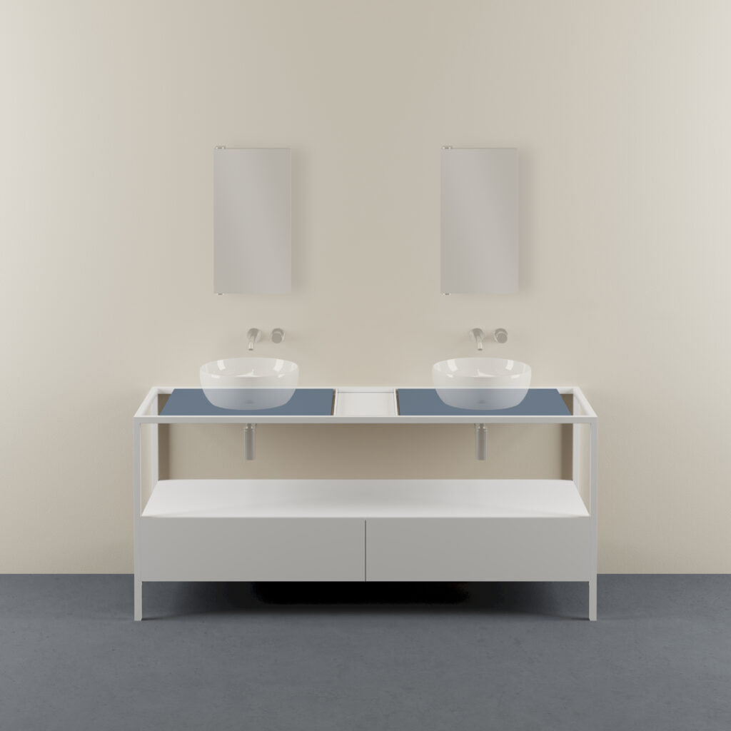 Hang and Stand Badmöbel stehend B 180 cm Azzurra