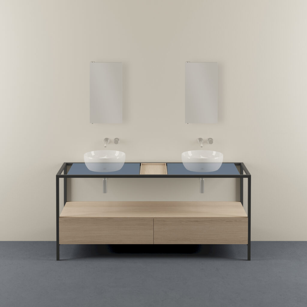 Hang and Stand Badmöbel stehend 180 Azzurra Ceramica