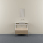 Azzurra Hang and Stand Badmöbel B 90 cm Weiss