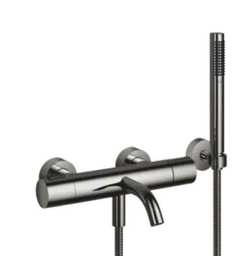 Badewannenmischer META schwarz chrom