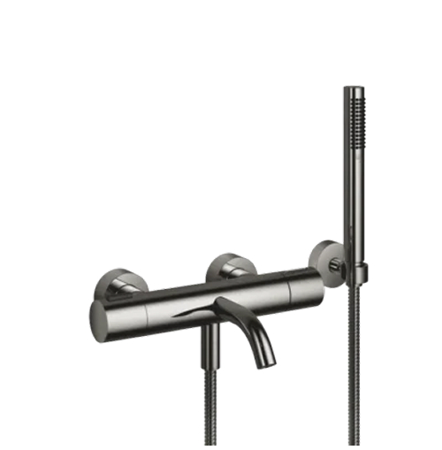 Badewannenmischer META schwarz chrom