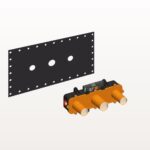 45089 Unterputzkörper Dreiloch Batterie Gessi