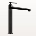 65004 Metall Schwarz Pvd Waschtischmischer für Aufsatzbecken Gessi Venti20 Nostalgisch Retro