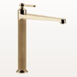 65004 Warm Bronze pvd Waschtischmischer für Aufsatzbecken Gessi Venti20 Nostalgisch Retro