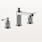 65014 Chrom Waschtischmischer Dreiloch Gessi Venti20 Nostalgisch Retro