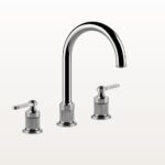 65016 Chrom Waschtischmischer Dreiloch Gessi Venti20 Nostalgisch Retro
