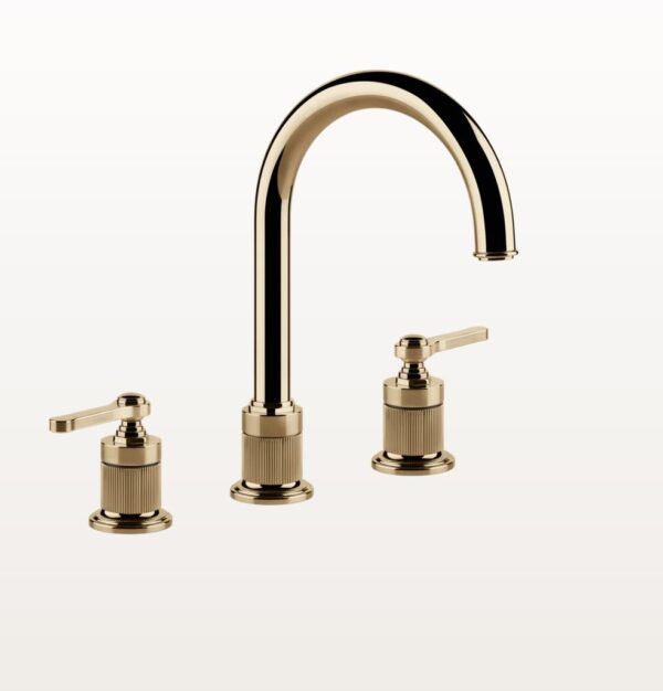 65016 Warm bronze Pvd Waschtischmischer Dreiloch Gessi Venti20 Nostalgisch Retro