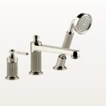 65037 Nickel Pvd Wannenrandarmatur Dreiloch Gessi Venti20 Nostalgisch Retro