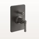 65079 Metall Schwarz gebürstet Pvd Duscharmatur Gessi Unterputz Venti20 Nostalgisch Retro