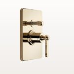 65079 Warm Bronze Pvd Duscharmatur Unterputz Gessi Venti20 Nostalgisch Retro