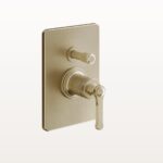 65079 Warm Bronze gebürstet Pvd Duscharmatur Unterputz Gessi Venti20 Nostalgisch Retro