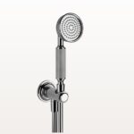 65123 Chrom Brauseset Wandanschluss Gessi Venti20 Nostalgisch Retro