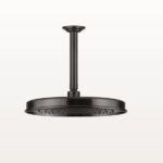 65153 Metall Schwarz gebürstet Pvd Kopfbrause Gessi Venti20 Nostalgisch Retro