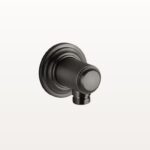 65169 Metall Schwarz gebürstet Pvd Schlauchanschluss Gessi Venti20 Nostalgisch Retro