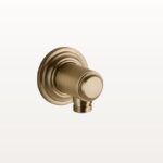 65169 Warm Bronze gebürstet Pvd Schlauchanschluss Nostalgisch Retro