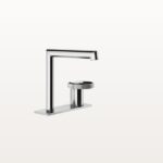 Waschtischmischer Gessi Anello Chrom Tischmontage