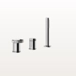 3-Loch Wannenarmatur Gessi Anello Chrom