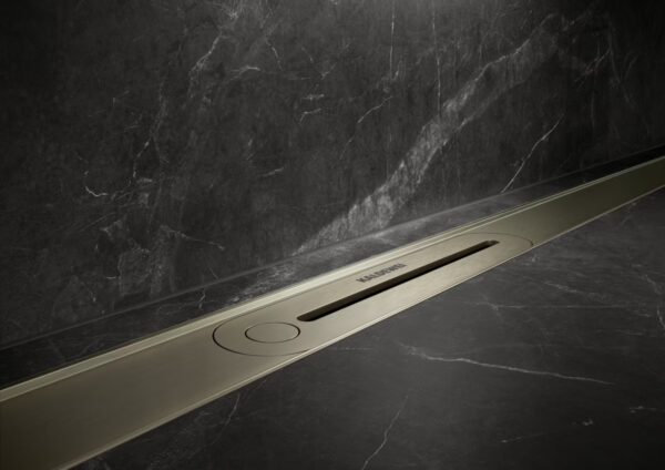 FLOWPOINT ZERO Mod.2410,233x60mm, Champagner gebürstet