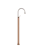 Freistehende Design-Badarmatur Roségold