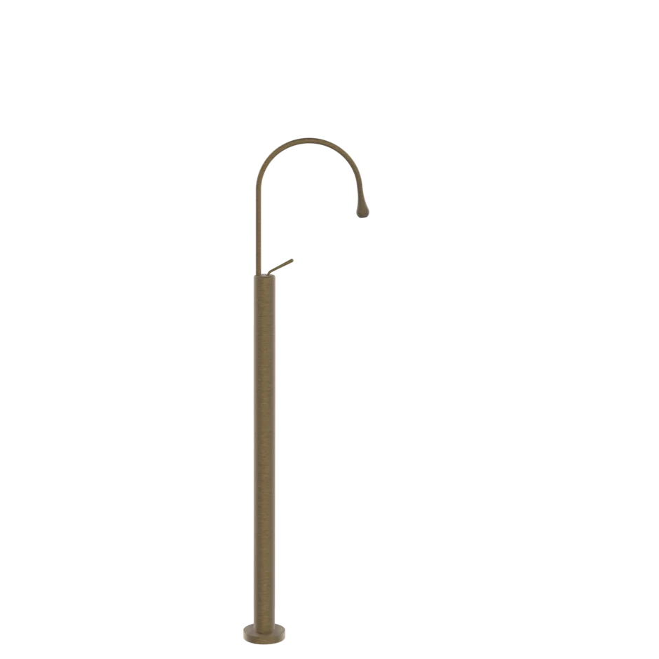 Freistehende Design-Badarmatur Bronze