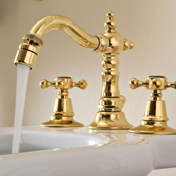 3-Loch Bidetbatterie mit Abfluss Londra