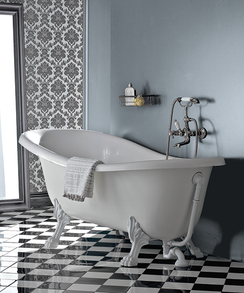 Freistehende Badewanne Retrostil