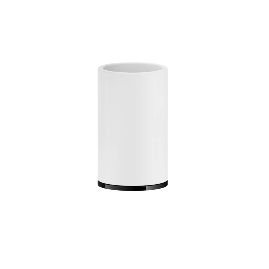 Becherhalter mit Becher weiss Standversion Gessi Ventaglio