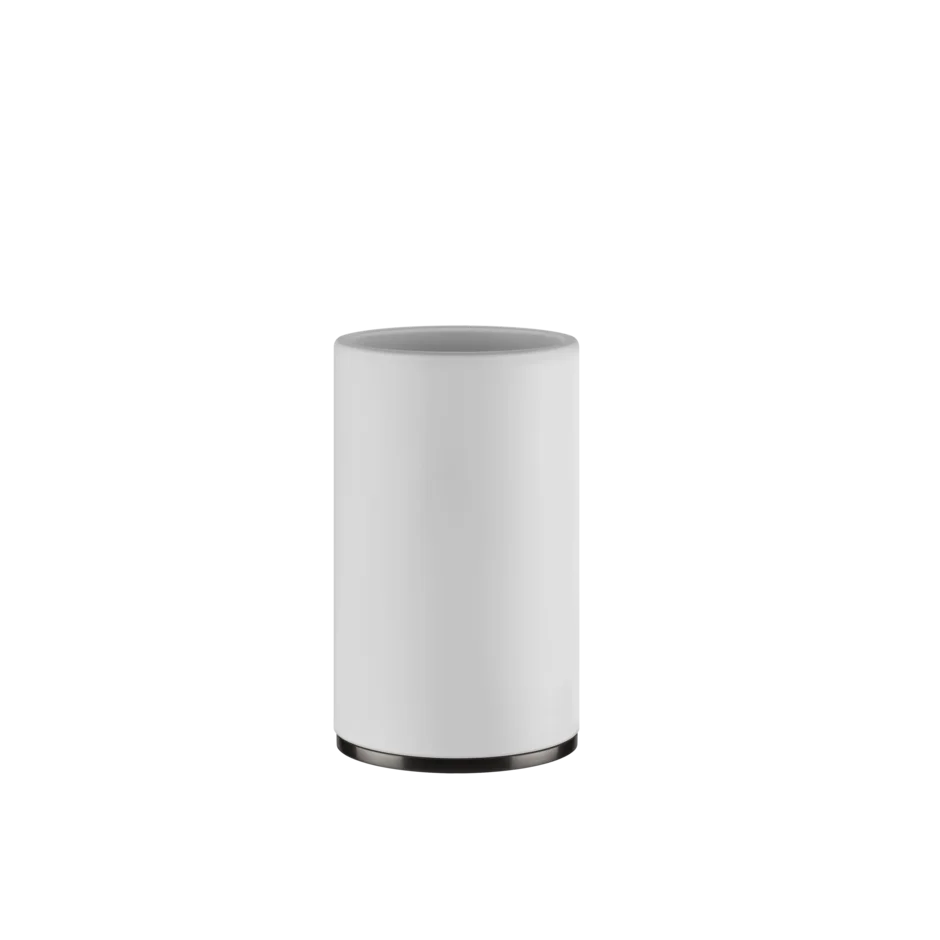 Becherhalter mit Becher weiss Standversion Gessi Ventaglio