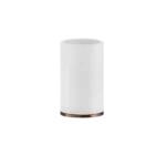 Becherhalter mit Becher weiss Standversion Gessi Ventaglio