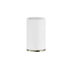 Becherhalter mit Becher weiss Standversion Gessi Ventaglio
