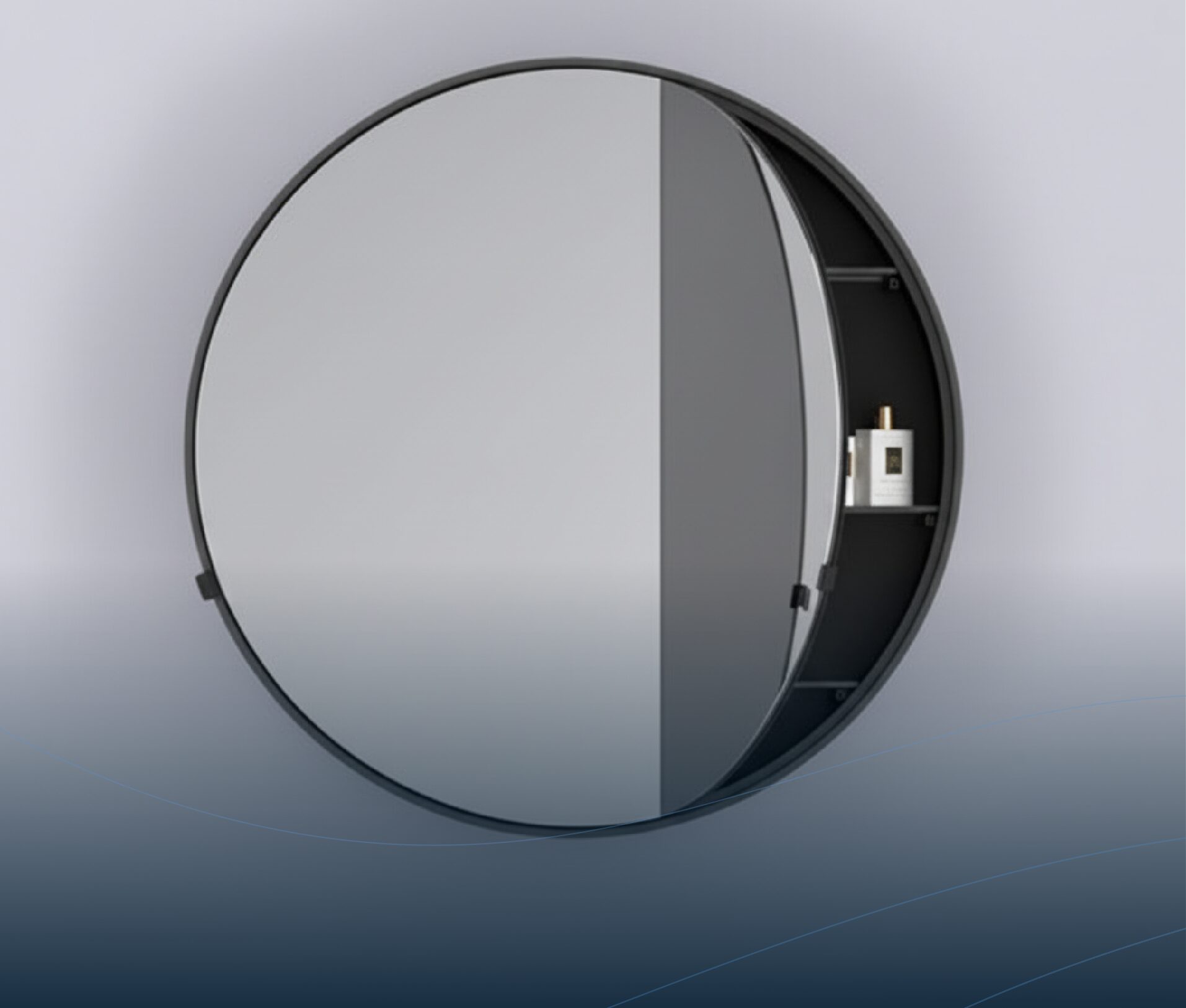 Spiegelschrank Rund und oval