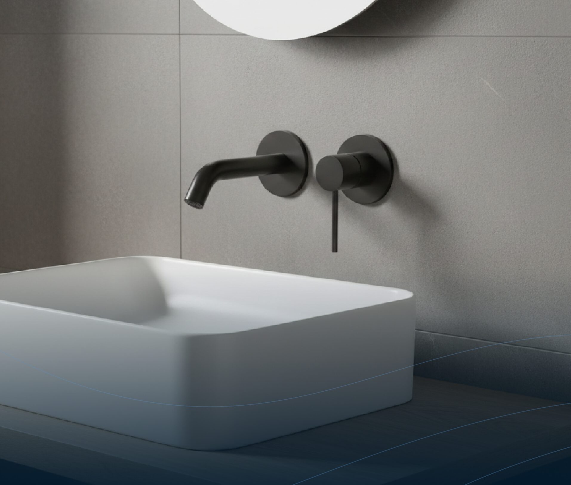 UP-Waschtischmischer Edelstahl