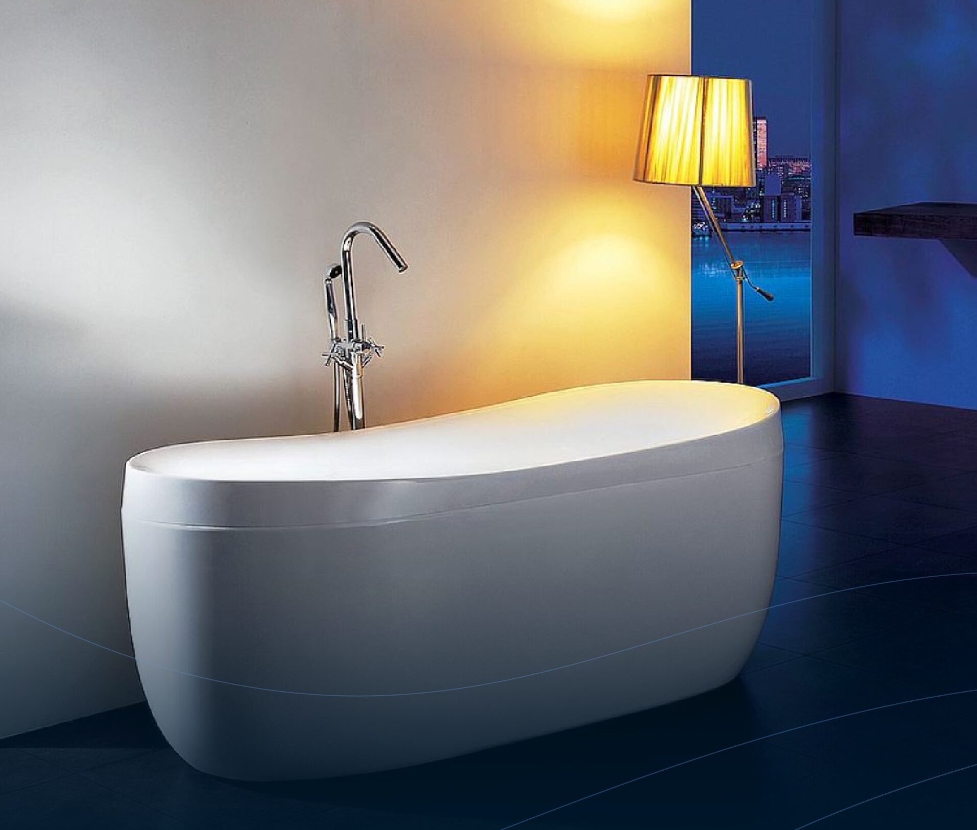 Badewanne aus Sanitäracryl