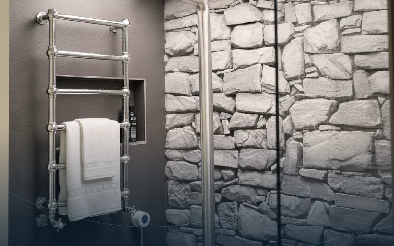 Energiesparende Badheizung