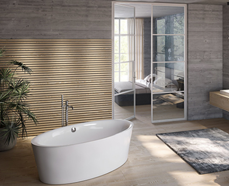 Badewanne freistehend Ella Oval Shape Schmidlin