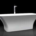 Badewanne freistehend Glanz V+A Ravello